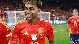 Pemain Timnas Spanyol, Lamine Yamal. (Instagram.com @lamineyamal)