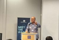 CEO Danantara Rosan Roeslani dalam orasi publik bertajuk