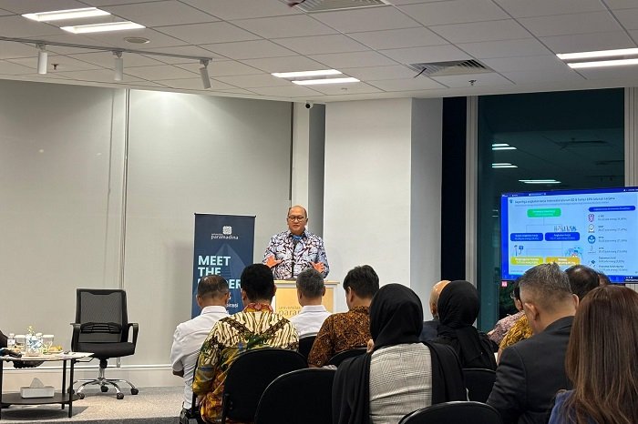 CEO Danantara Rosan Roeslani dalam orasi publik bertajuk 