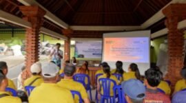 Mengubah sampah menjadi emas! Lewat program BRI Peduli ‘Yok Kita Gas’, BRI latih pengurus TPS3R di Bali ubah sampah organik jadi pupuk kompos. (Dok. BRI)