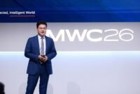 Bob Chen, President of Huawei Optical Business Product Line, is unveiling Next Generation Optical Network products and solutions