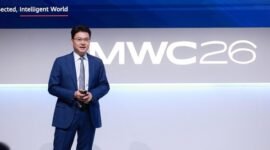 Bob Chen, President of Huawei Optical Business Product Line, is unveiling Next Generation Optical Network products and solutions