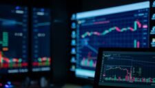 Ilustrasi grafik pasar saham dengan panah yang menunjukkan peningkatan, mencerminkan dampak positif buyback saham terhadap valuasi perusahaan dan kepercayaan investor.
